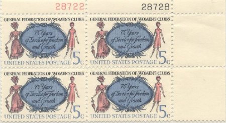 GFWC commemorative stamps, 1966