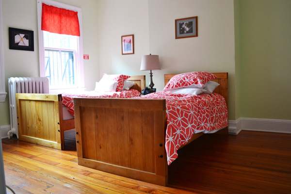 Renovated rooms at 1738 N Street NW